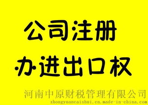 河南進(jìn)出口權(quán)代理及公司注冊(cè)服務(wù)詳解